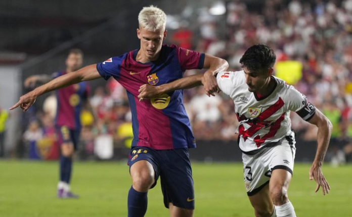 Dani Olmo lidera remontada del Barça en Vallecas