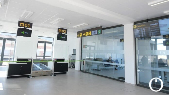 Interior del Aeropuerto de Córdoba, uno de los menos utilizados en España en cuanto a tráfico de pasajeros.