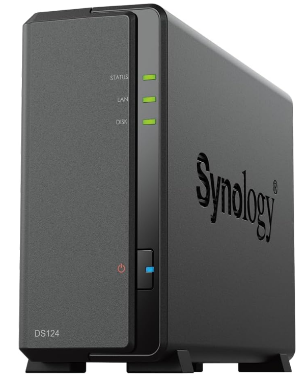 Almacenamiento en Red Synology DS124 Negro
